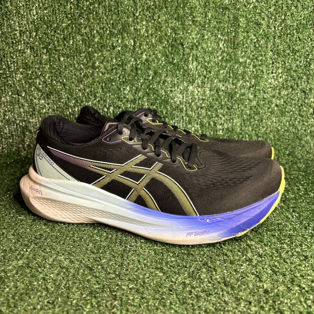 ASICS Gel-Kayano 30 4D 1012B503 Guidance System Running Shoes Black Women 9 Wide